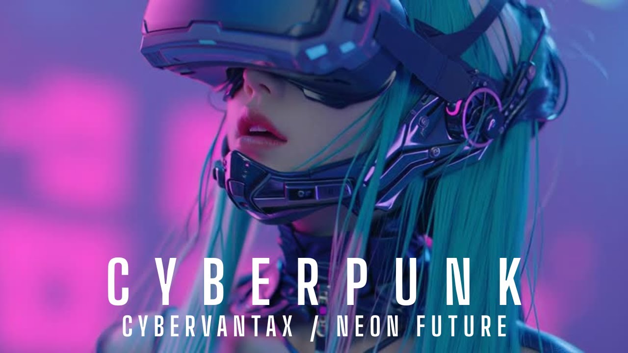 Neon Dystopian Cyberpunk Music | Futuristic Electronic Ambience