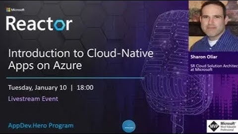 Introduction to Cloud: Native Apps on Azure
