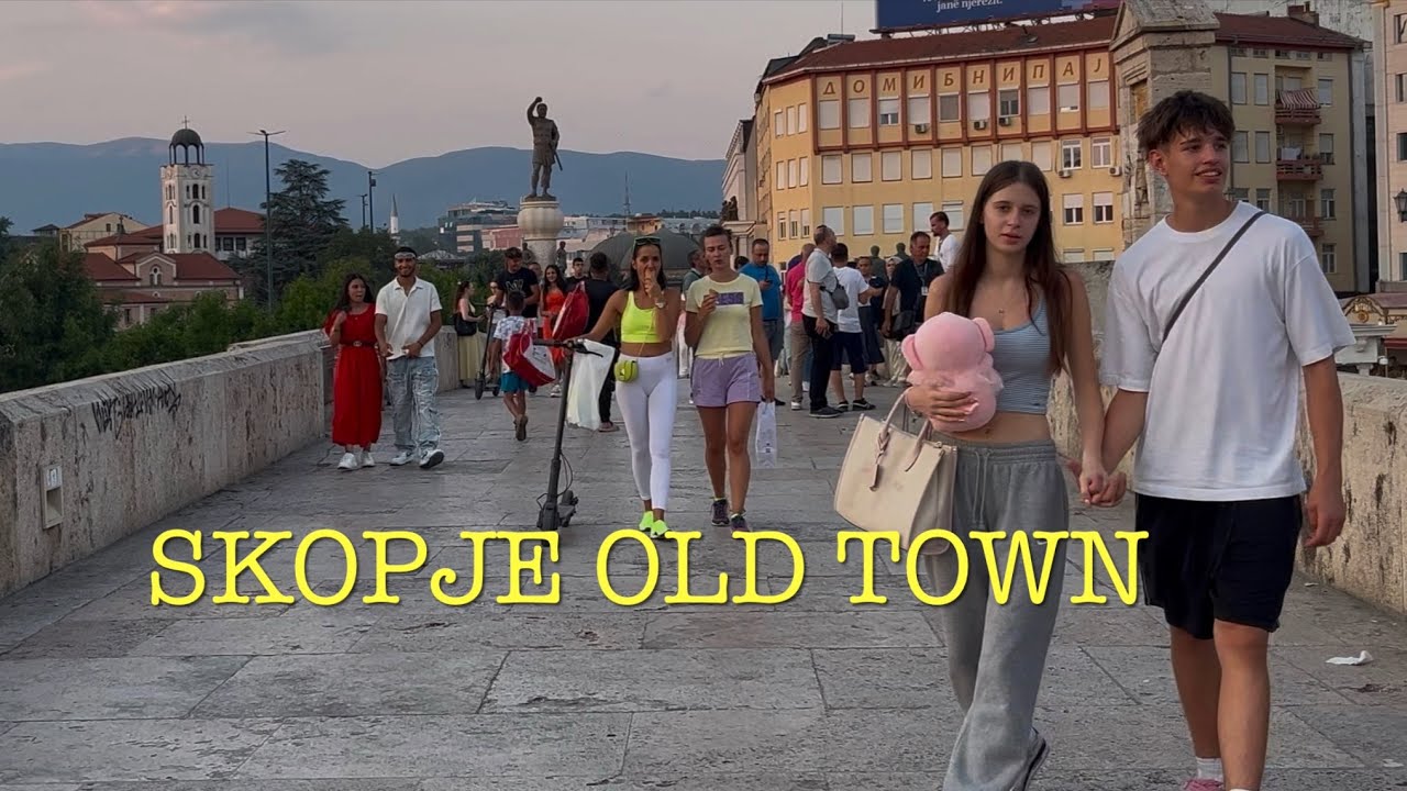 SKOPJE OLD TOWN WALKING TOUR 4K | ПРОШЕТКА НИЗ СТАРА СКОПСКА ЧАРШИЈА - STARA SKOPSKA CARSIJA