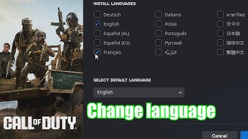 How to change language in Modern warfare 3 PC 2023 MW3 Warzone three setting english