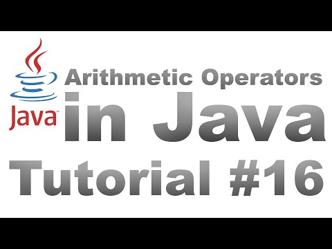 Arithmetic Operators in Java | Tutorial #16