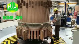 Our 35tons vertical winding machine Installed successfully in Turkey.
