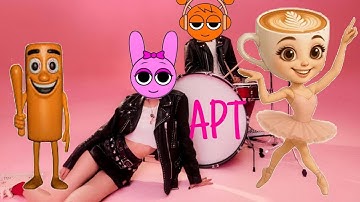 APT  ROSE Bruno Mars (Brainrot Ballerina Cappuccina & Tung Tung Sahur