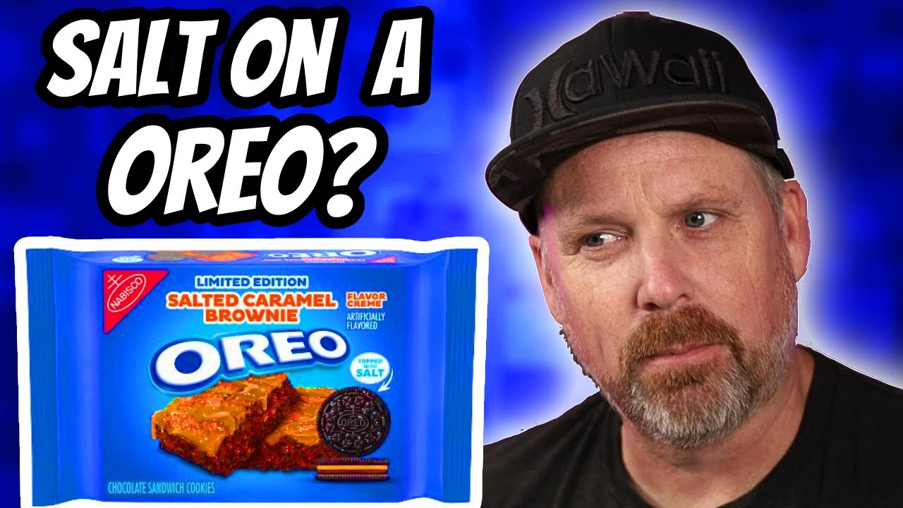 New Salted Caramel Brownie OREO YouTube