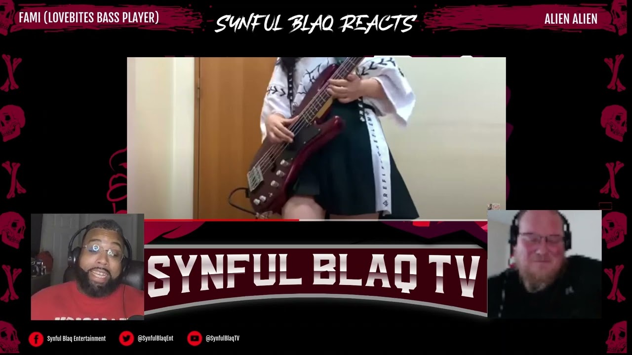 Yall said to Watch This! Synful Blaq Reacts - FAMI - Alien Alien Bass (Cover)