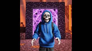 Skeleton in Minecraft🥀 #ai #funny #skeleton #skeletonai #zackdfilm #hindi #fyp #trending #viral #wow