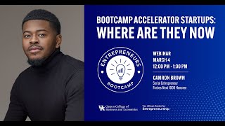 Bootcamp Accelerator Startups: Where Are They Now featuring Counter