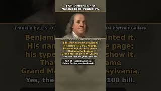 America's First Masonic Book, 1734. Guess Who Printed It #shorts