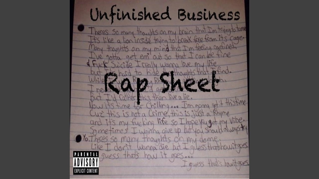 Watch Rap Sheet (Intro) on YouTube Watch Rap Sheet (Intro) on YouTube