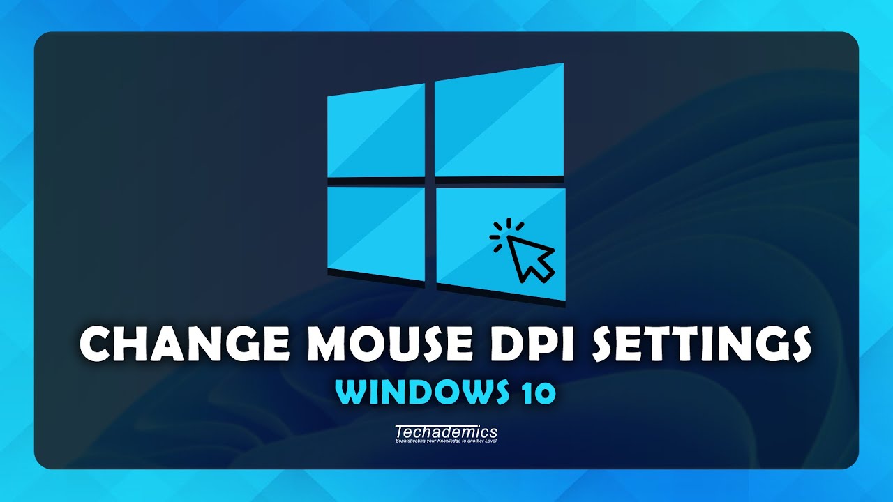 How To Change Dpi On Mouse Youtube