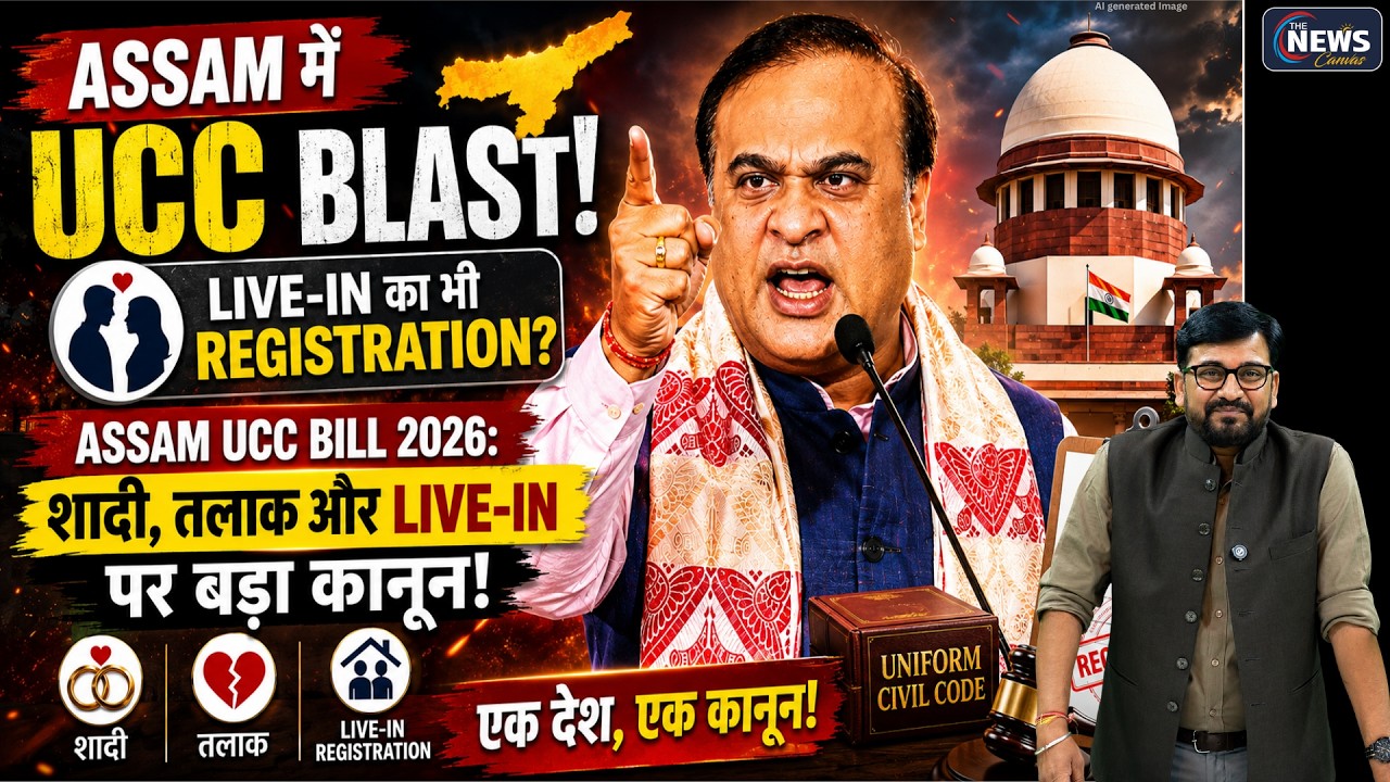 Assam UCC Bill 2026: शादी, तलाक और Live-in पर बड़ा कानून ! TNC | DAILY DOSE |