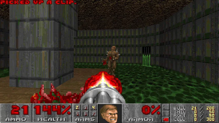 Doom E1M2 UV Max in 1m38s by stx Vile