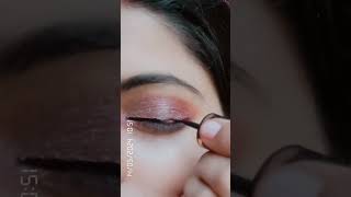 Smokey glitter 🪩 eyeshadow makeup tutorial || step by step easy 🤩 party/ Festival eye makeup || Pk.