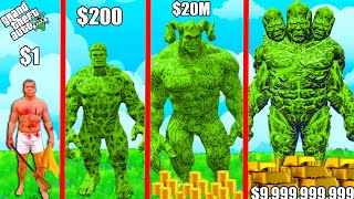 FRANKLIN Growing BIGGEST GREEN HULK In GTA 5!