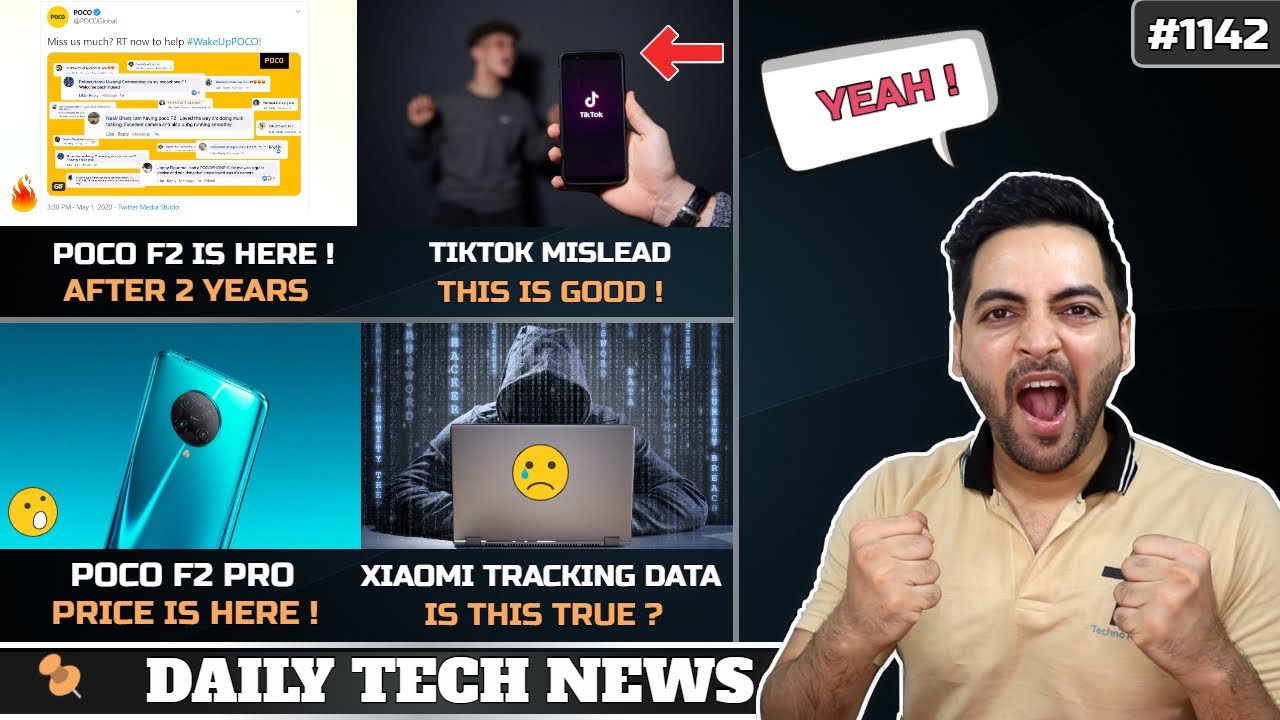 POCO F2 Launch Official FINALLY,Xiaomi Tracking Our Data?,Oneplus Z Fake,Jio Meet,Poco F2 Pro Price