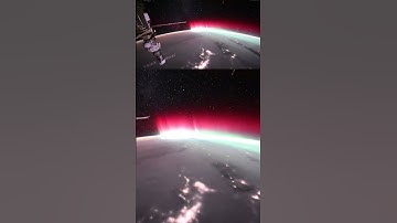 Astronaut Captures Insane Aurora Views From Space Station #shorts