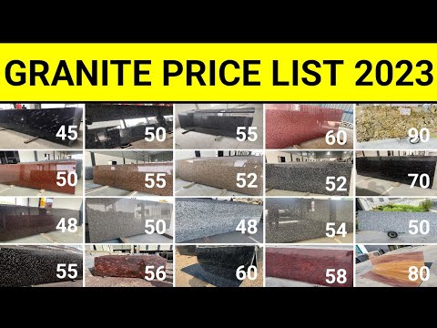 Granite Price List 2023, Granite Colours Info ,Rate, ग्रेनाइट रेट 2023,