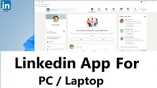 Linkedin app for pc | Linkedin app for pc windows 10,11 |  Linkedin App for pc download screenshot 2