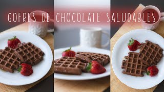 Receta de GOFRES CON CHOCOLATE SALUDABLES| Desayunos saludables #healthy #healthybreakfast by Celeste.F 271 views 3 weeks ago 3 minutes, 9 seconds