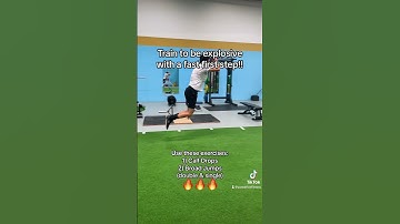 Use these FAST FIRST STEP exercises to be explosive and quick! #shorts