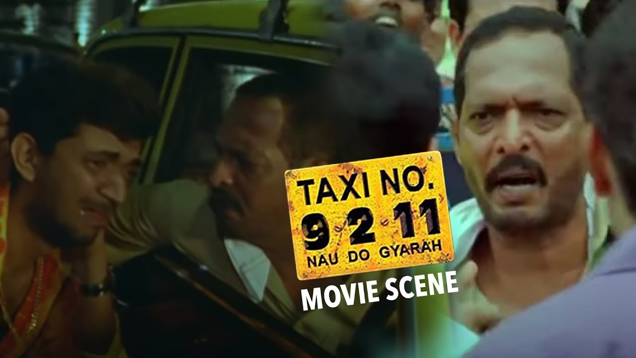 A Fight Between Nana Patekar And A Car Owner Taxi No. 9211 Movie