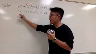 MET#14, Solving a linear equation
