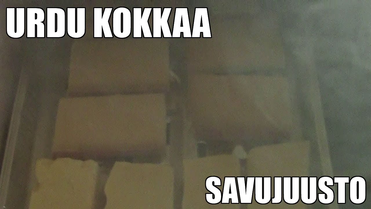 Urdu kokkaa - Savujuusto (testissä kylmäsavugeneraattori  Tiskre-Do SG2) 