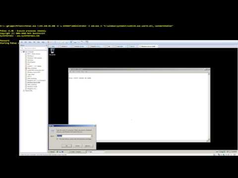 Remotely locking someone out of their terminal using PSExec