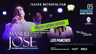 TELE URBAN Te invita al Concierto de Manuel José en el Teatro Metropolitan