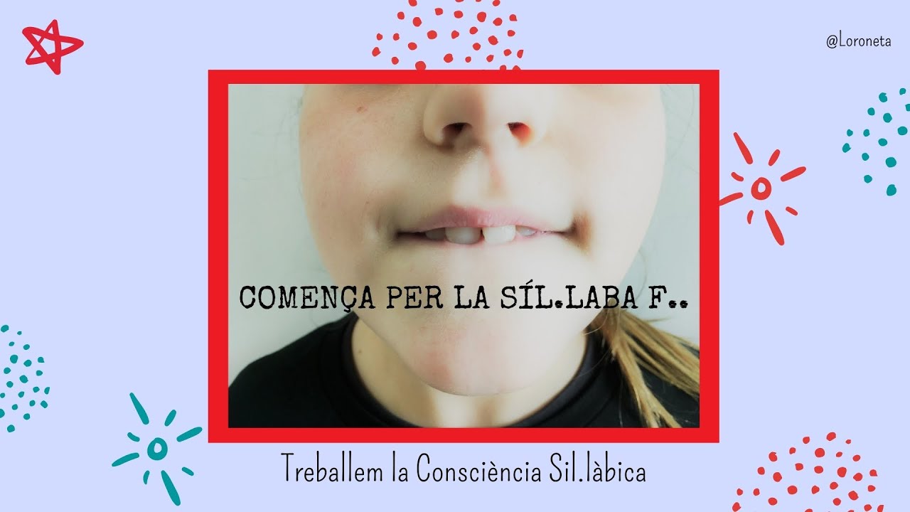 CONSCIÈNCIA FONOLÒGICA /F/ - Audició i llenguatge. Educació infantil.