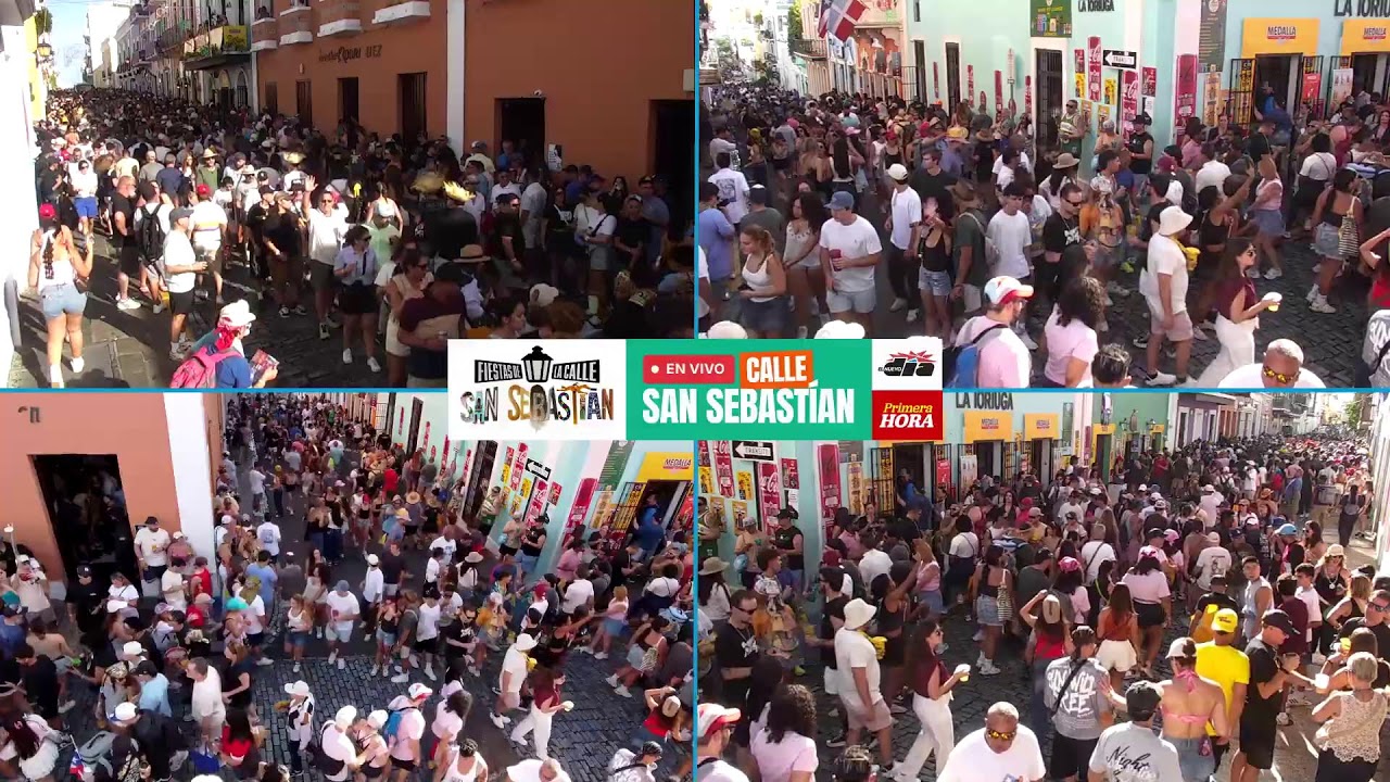 Fiestas San Sebastián 2026: ambiente en el Viejo San Juan