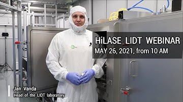 Sign up for Laser Induced Damage Threshold webinar!