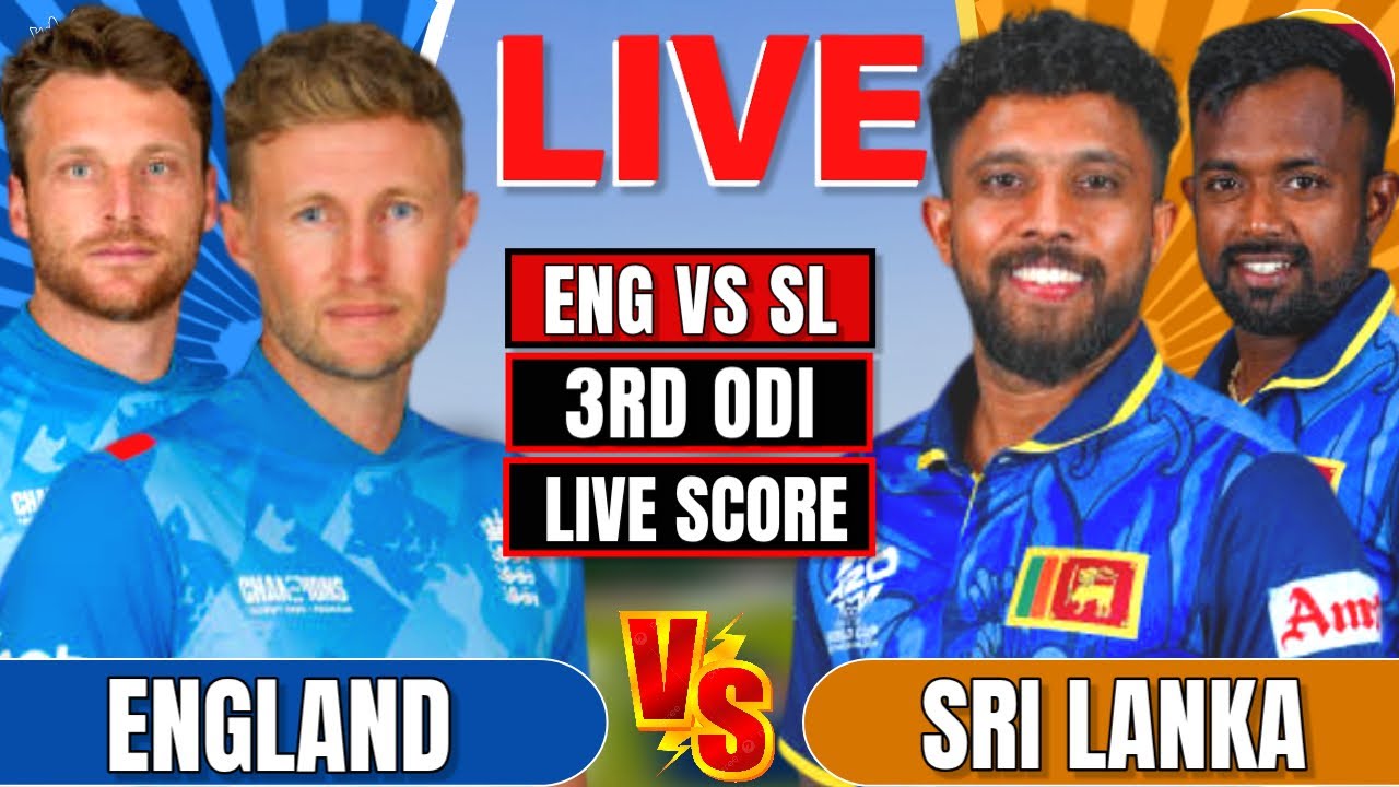 🔴Live: ENG vs SL 3RD ODI Live Commentary | England vs Sri Lanka 3RD ODI Live Cricket Score