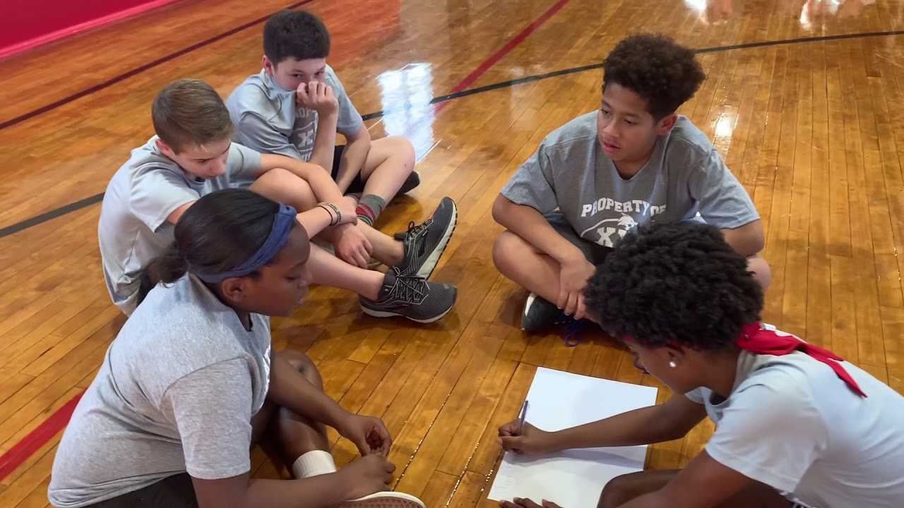 Emily Domingue Basketball HIIT training at Brusly Middle School in