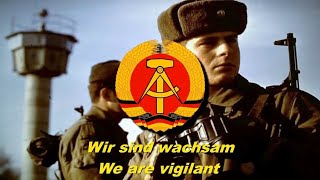 Wir sind wachsam - We are vigilant ( East German military song)