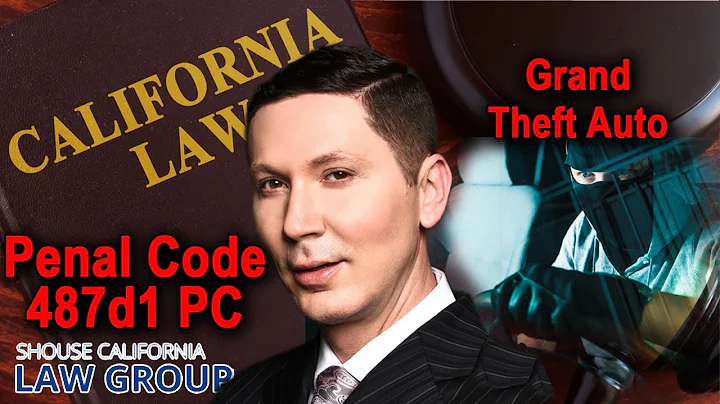 Charged with "Grand Theft Auto"? Advice from a former DA