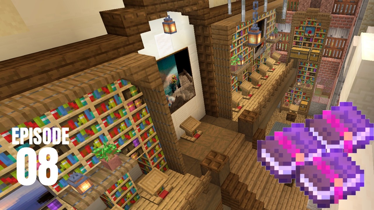 Minecraft but my VIEWERS decide: Ep 8- VILLAGER TRADING HALL INTERIOR ...