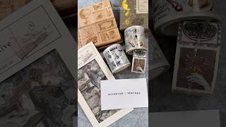 ASMR unboxing Notebook Therapy Hinoki ‘Into the Archive’ Bundle📜🕰️🕯️🐝🌙|#asmr #unboxing #journal
