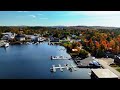 4K Drone video over Greenville, Maine at Moosehead Lake.  Shot on DJI Air 3.