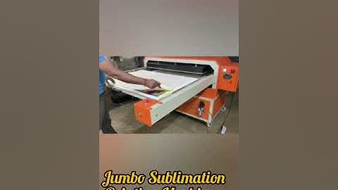 #Heat Press Machine#Jumbo Sublimation #Automatic#Double Bed# Video of the day      +919999048911