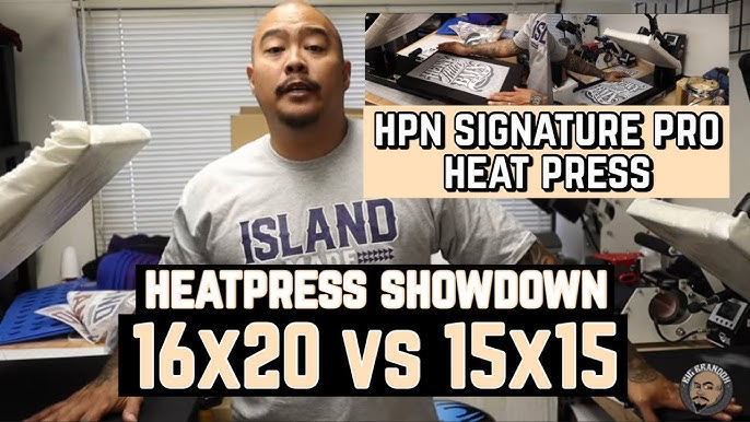 A Live Look At the Brand New HPN Signature PRO Heat Press 