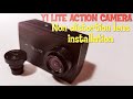 YI LITE ACTION CAMERA Non distortion lens installation