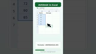 Average function in excel. calculation in excel