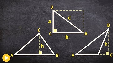 How to find height and understand the formula for area of an oblique triangle