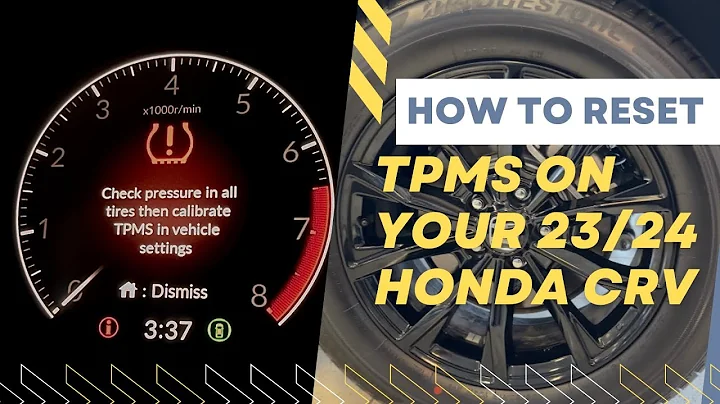 Quick and Easy TPMS Light Reset for Your 2023-2025 Honda CR-V (ON EVERY TRIM)