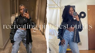 RECREATING PINTEREST OUTFITS #1
