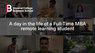 A day in the life of a Full-Time MBA remote learning student