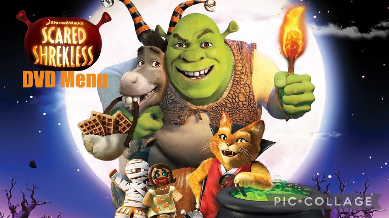 Scared Shrekless DVD Menu