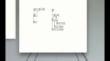 07 Pure Data Tutorial - Numbers object & hot / cold inlets