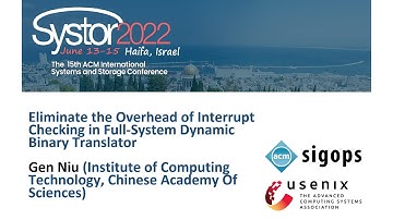 Gen Niu - Eliminate the Overhead of Interrupt Checking in Full-System Dynamic Binary Translator